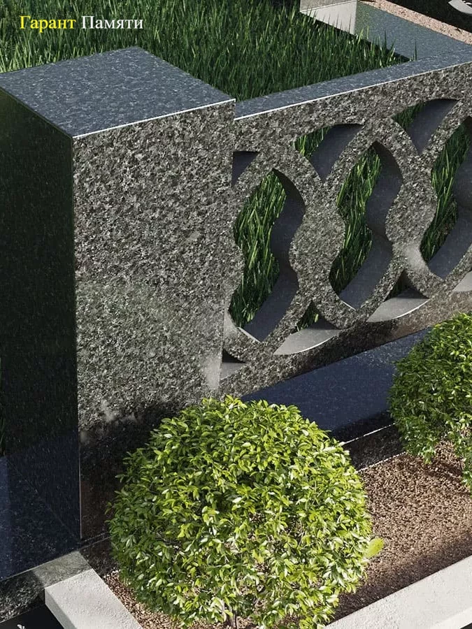 Ограда из гранита "Классика"
